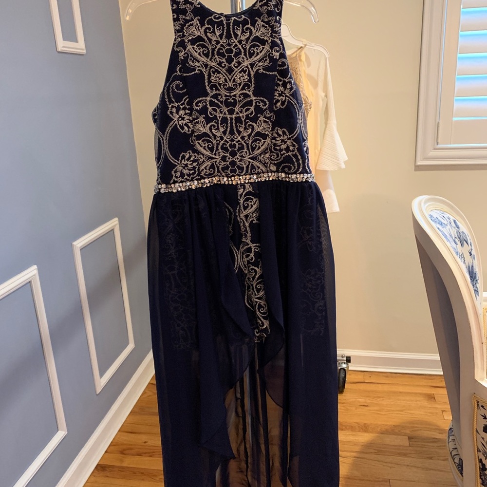 Formal blue dress